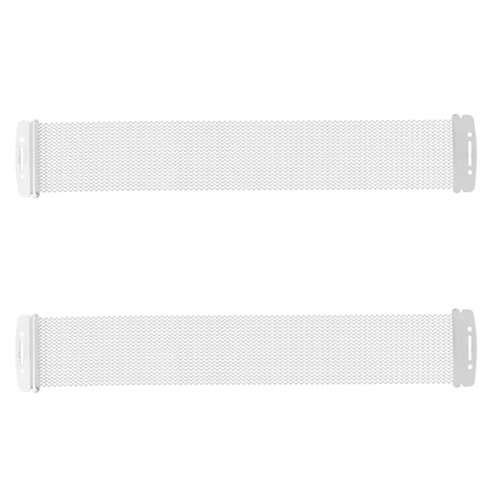 

2Pcs Snare Drum Wire Full Belt Strap Shelf Metal Silver Durable Sturdy Easy Install Replacement Parts Accessories