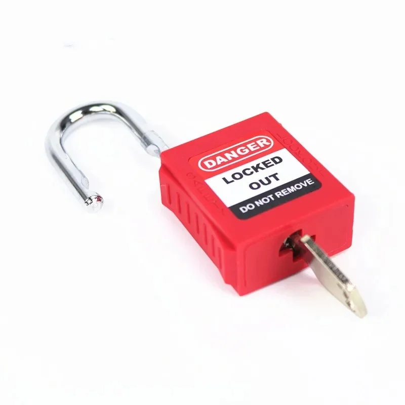 Cerraduras Loto de seguridad coloridas de 25mm, candado de cilindro de cobre, candado con grillete de acero, cerraduras de 25mm, dispositivo Industrial de etiquetado LOTO