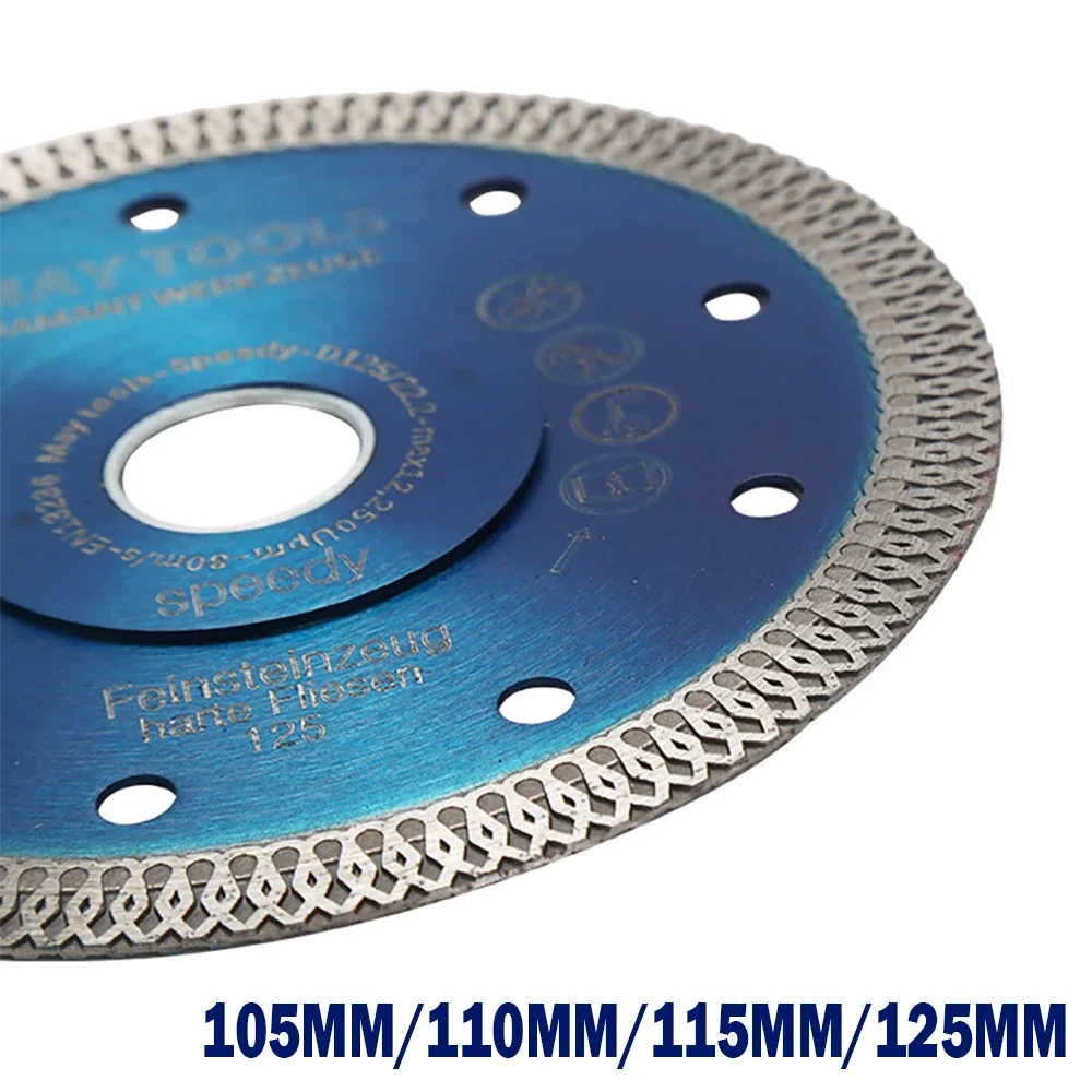 105MM/110MM/115MM/125MM Turbo Diamond Saw Blade Granite Marble Cutting Disc Porcelain Tile Ceramic 4 Size Angle Grinder