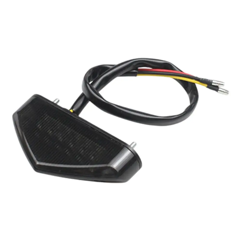 دراجة نارية الفرامل LED الضوء الخلفي ضوء الفرامل مصباح إشارة الحاجز الخلفي سكوتر التحديثية المصابيح الخلفية للمركبات على الطرق الوعرة #3