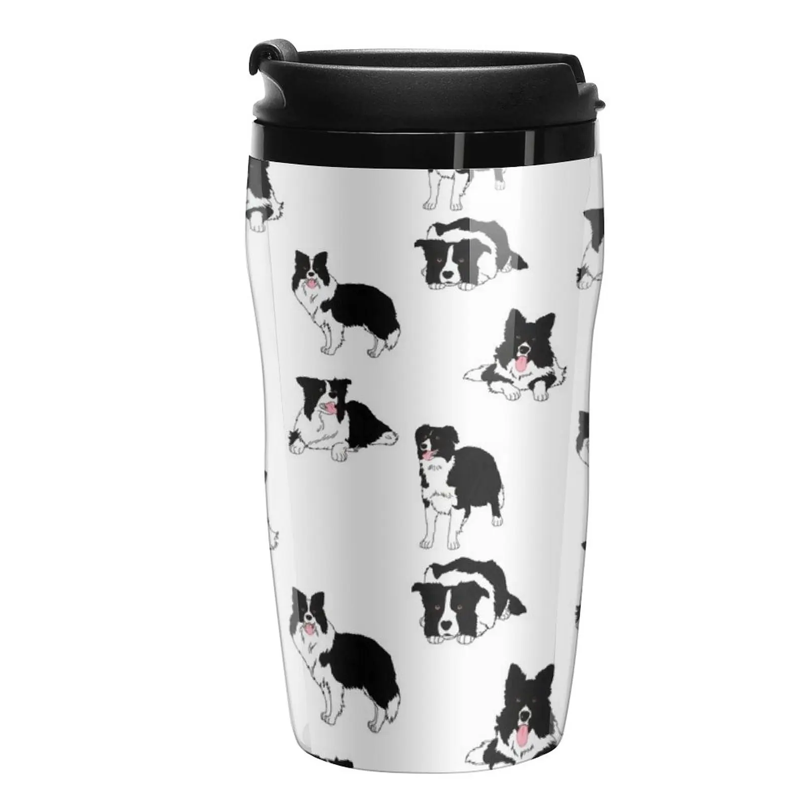 

New Border Collies Travel Coffee Mug Coffee Cups Sets Thermos Cup Coffee Thermal Cup Glasses For Coffee