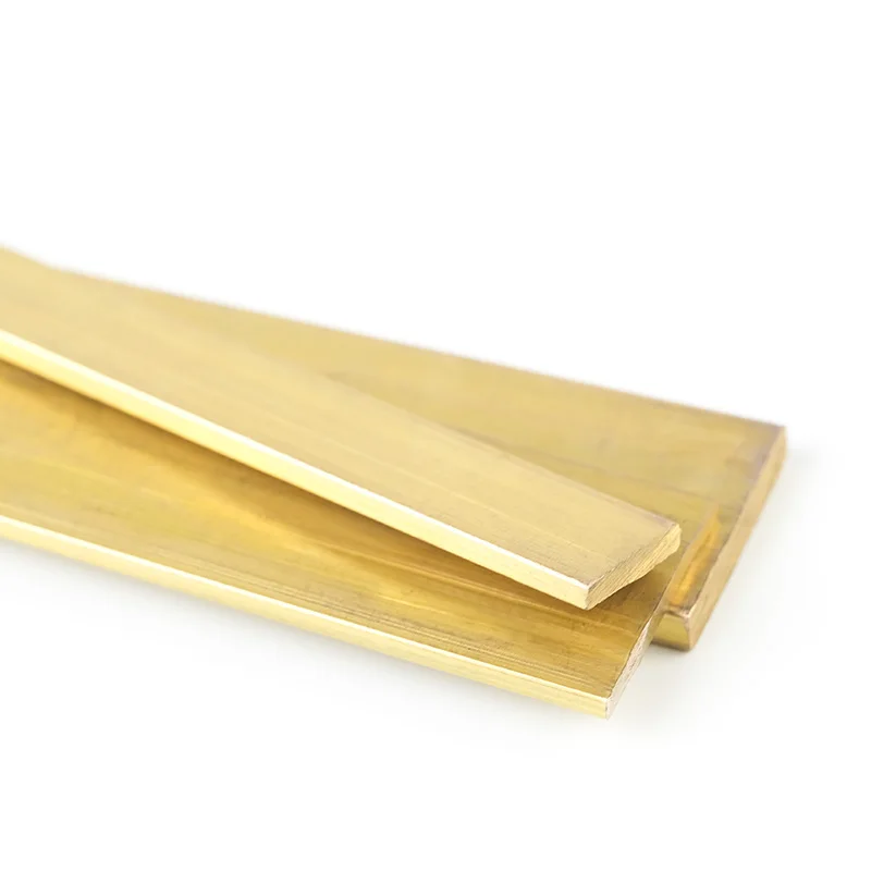 H59 Brass Flat Bar Plate Rod Strip 2mm 3mm 4mm 5mm 6mm 7mm 8mm 10mm 12mm 15mm Square Bar Solid Metal Sheet