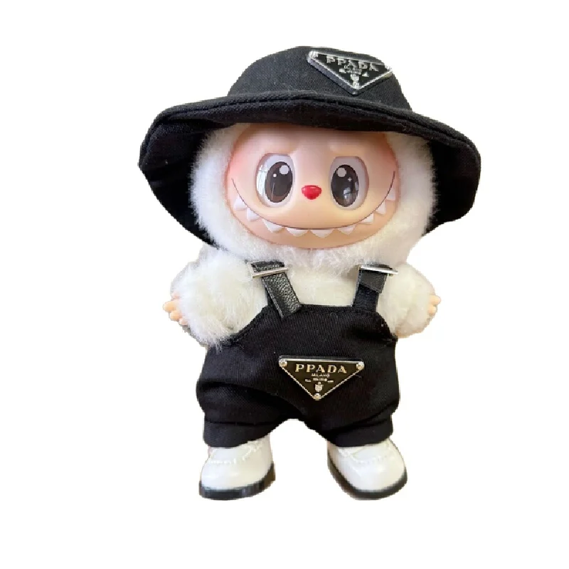 

для подвесок для одежды labubu, кукол Labubu, коричневых и розовых комплектов GG, модных и милых кукол в звездном стиле, сменной одежды, крутых кукол