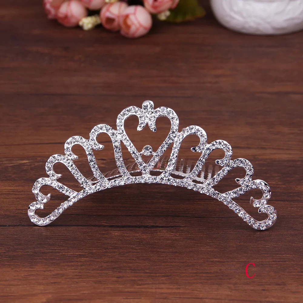 

Children Chic Sweet Tiara Shiny Headband Ornaments Wedding Jewelry Hair Styling Accessories Headwear Fashion Accessories