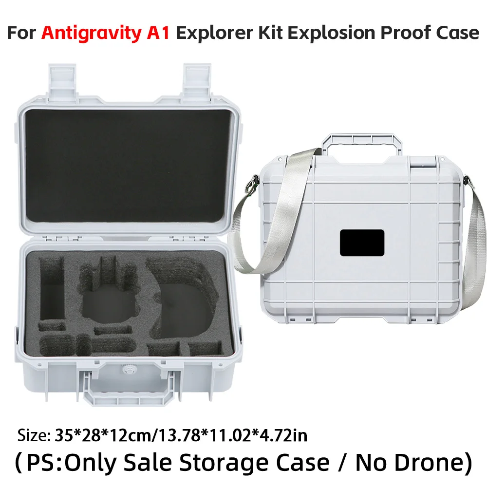 صندوق أمان محمول مقاوم للانفجار لحقيبة حمل مضادة للجاذبية مقاس A1 بغطاء صلب مقاوم للماء #4