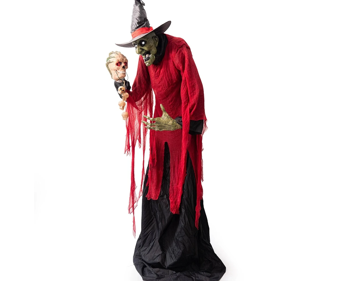 Factory Direct 20.26 million Holy Day 2.5m Large Infrared Sensor Take Skeleton Red Witch Amusement Park Outdoor Electric