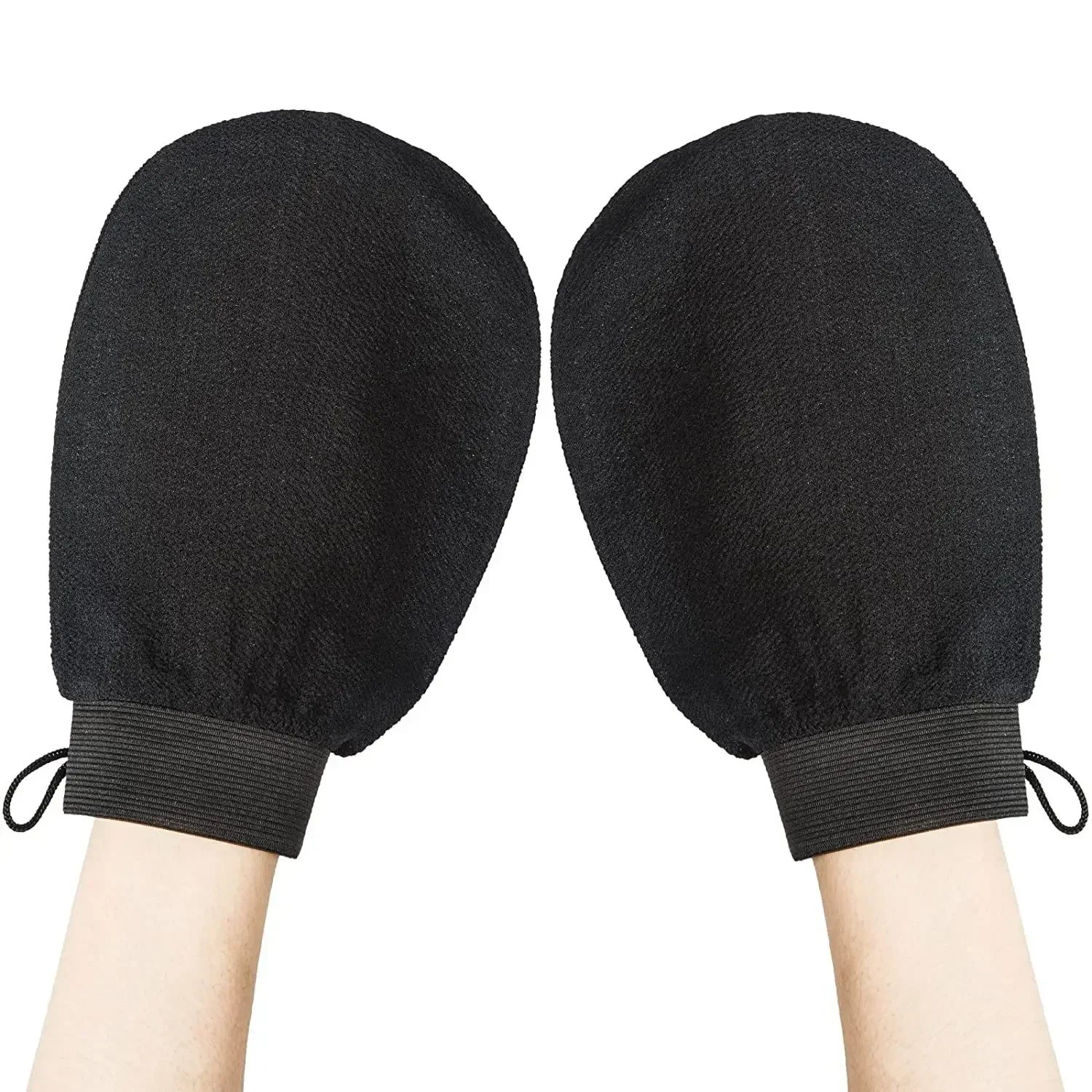 vvocci Back Facial Massage Gloves For Shower Durable Multi Color Deep Cleansing Towels 1PC Scrub Exfoliating Gloves