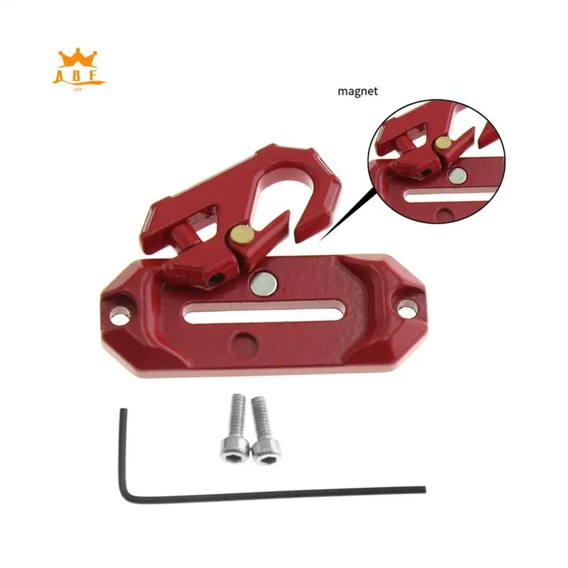 

A08E-Winch Control Mount Plate Metal Winch Hook Recovery Tool Suitable For RC Crawler Car Axail SCX10 TRX4