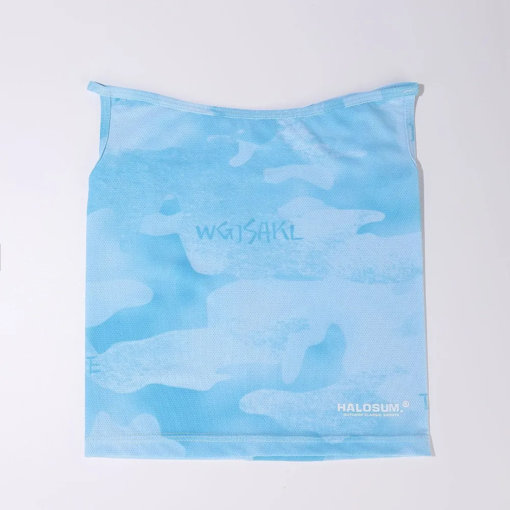 Lightweight Ear Hanging Sunshade Veil Face Cover Shading Breathable Sunscreen Face Mask Thin Elastic Ice Silk Face Mask Golf