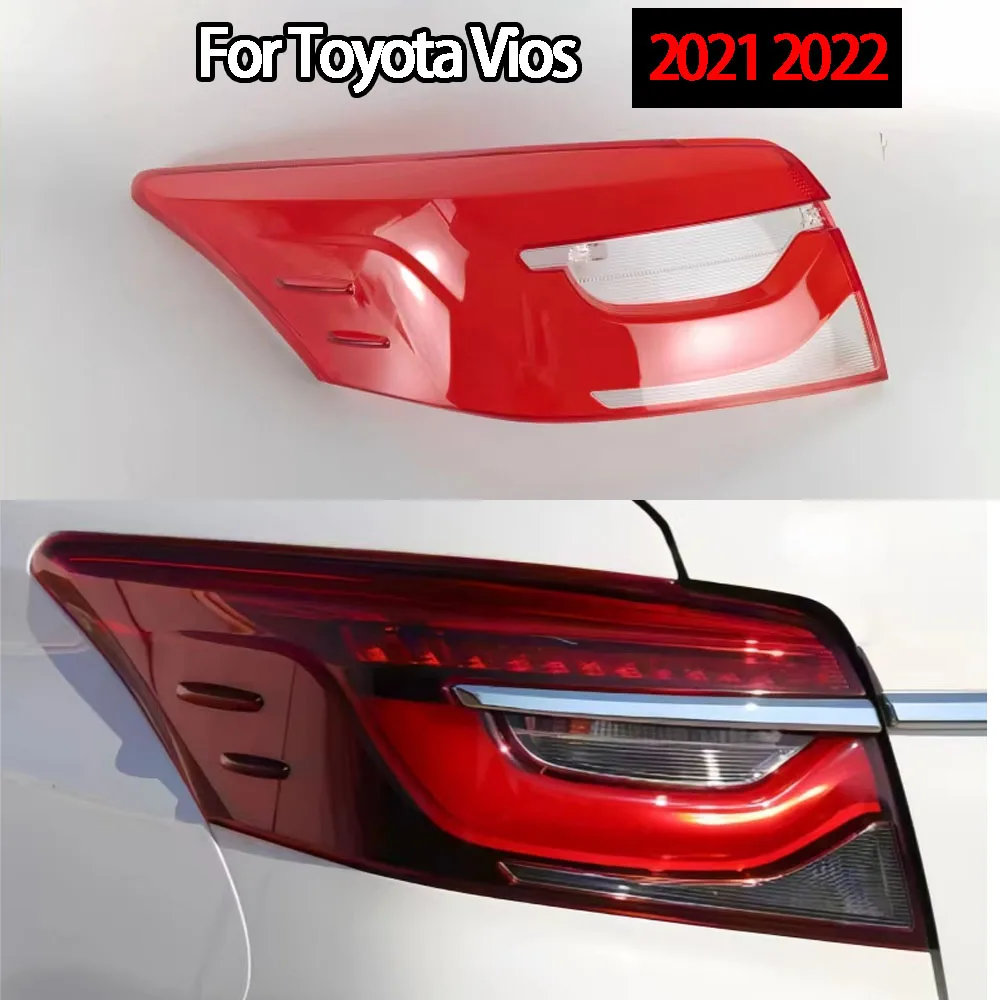 Rückleuchtenabdeckung Rücklichtgehäuse Rücklichtschutz Lampenabdeckung Plexiglas für Toyota Vios 2021 2022