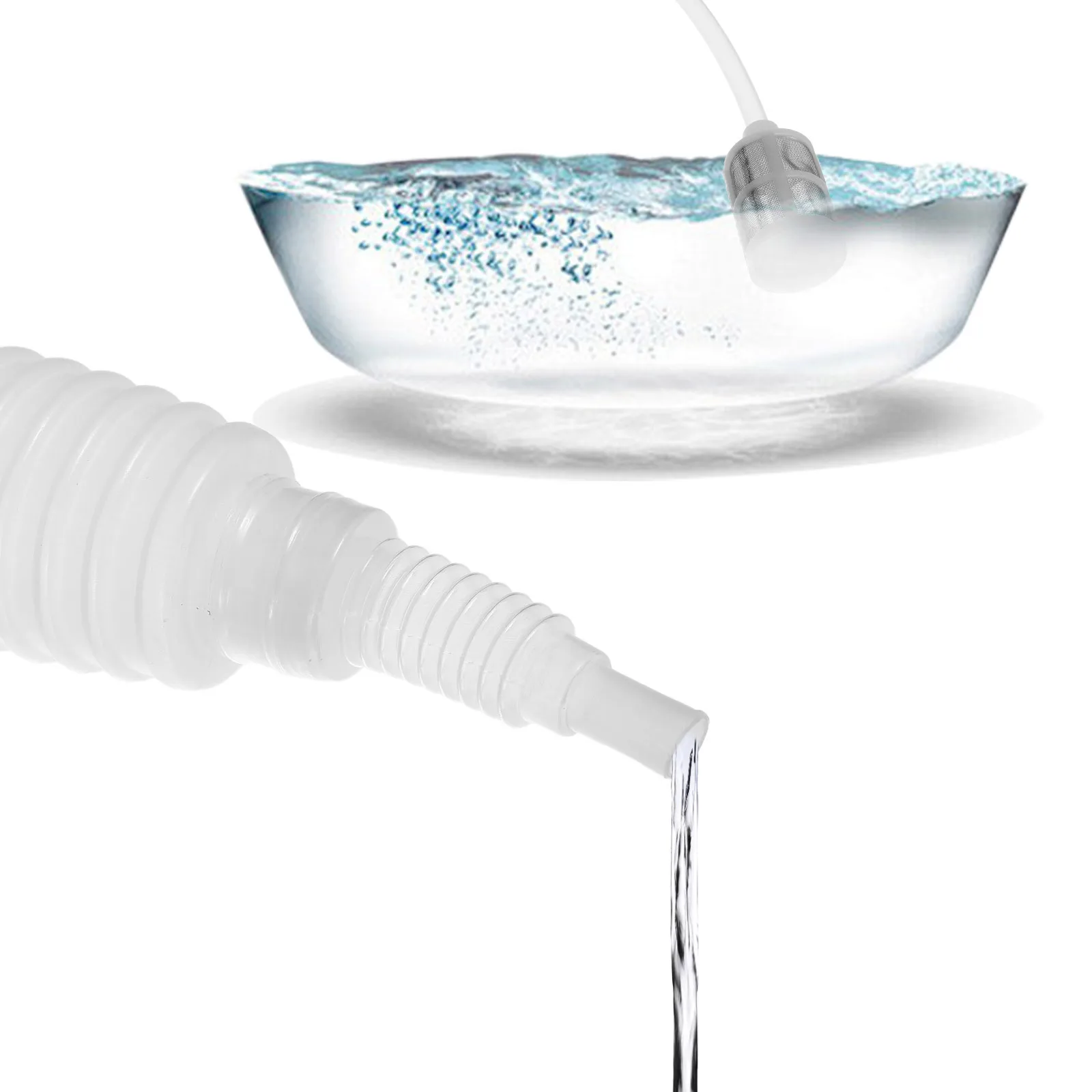 2 قطعة ارتفاع تدفق اليد النفط نقل المياه خرطوم الوقود مع مرشح رشاقته إطالة ارتفاع درجة الحرارة مقاومة دليل سيفون