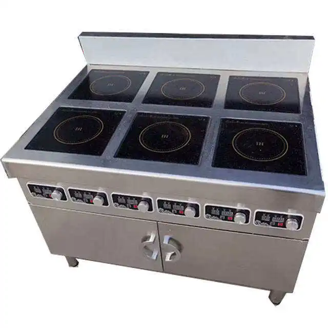 

StovesCommercial Vertical 3500W 4 6 Burner Removable Type Cooking Stove Combination Induction Cooker