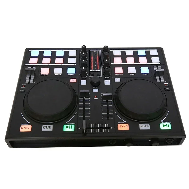 Hot Sale Smart Mobile Phone DJ Dish Adjuster MIDI Controller Computer Multifunction Built-in Sound Card Playing Audio Adjustment