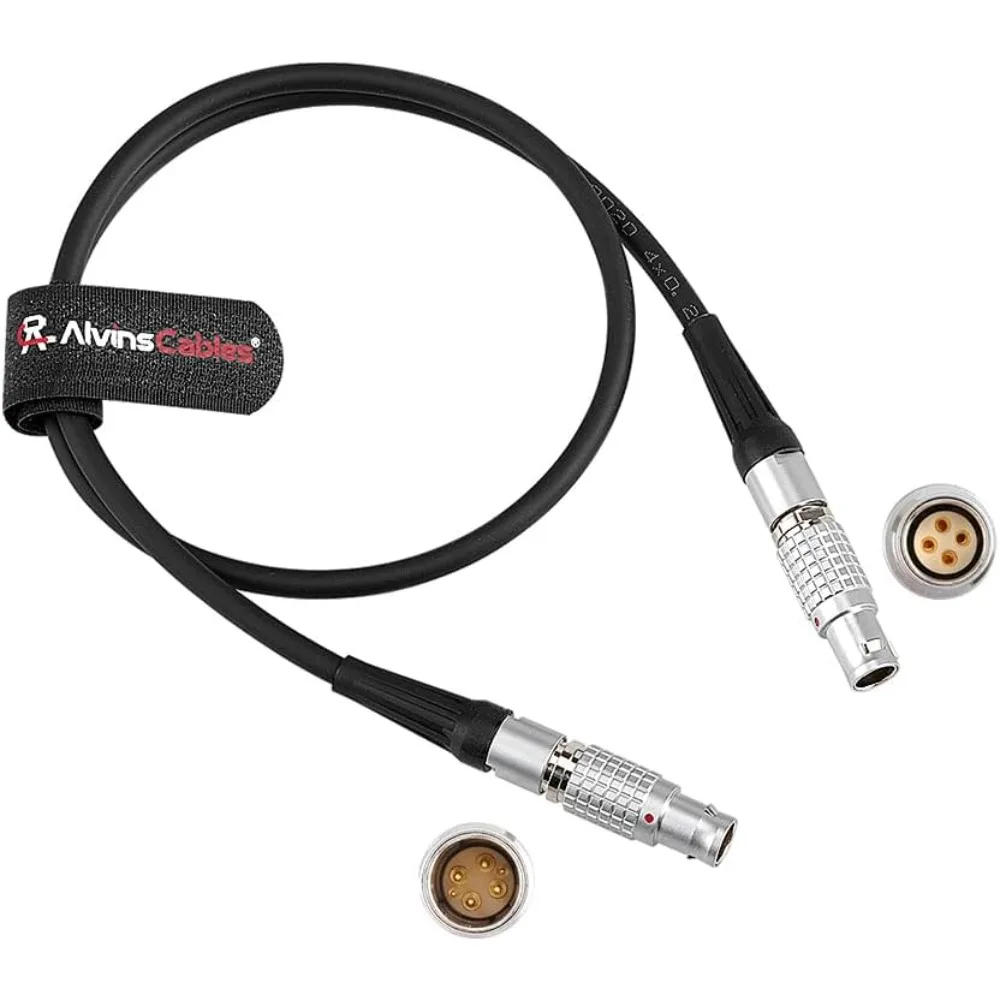 Alvin's Cables Power Cable for Fujifilm GFX ETERNA 55 Camera 4 Pin Female for DJI Ronin 2 6 Pin Male, 50cm| 20inches