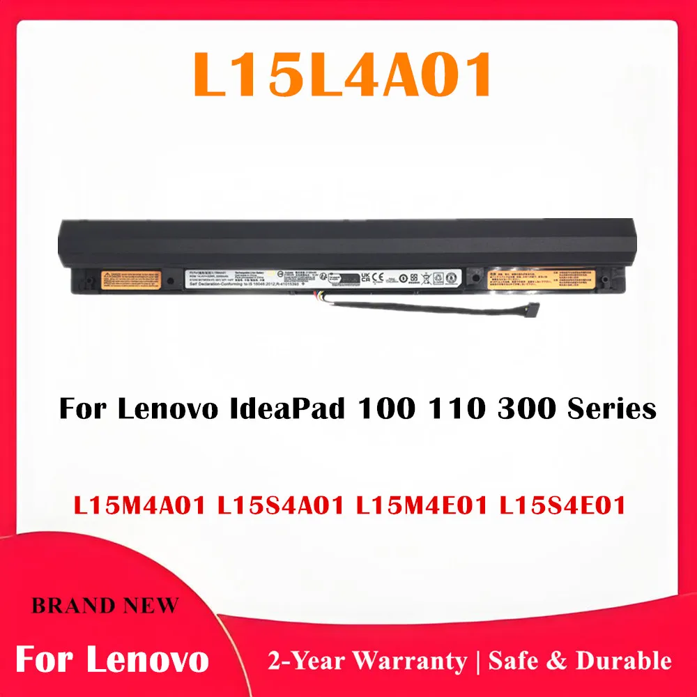 L15L4A01 Laptop Battery for Lenovo IdeaPad 100-14IBD 100-15IBD 110-15ISK 300 Series L15L4A04 L15M4A01