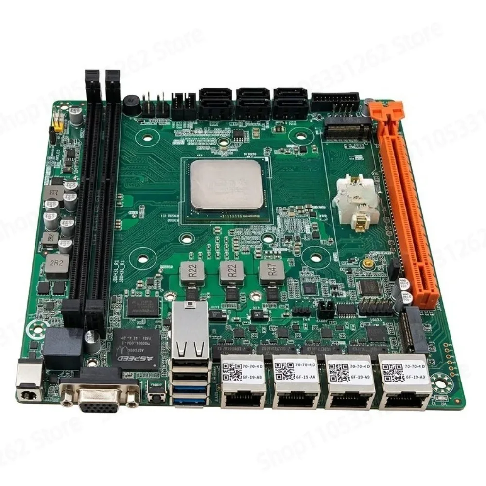 ITX motherboard D1581 integrated graphics PCDN NAS mini motherboard 2.5G network port