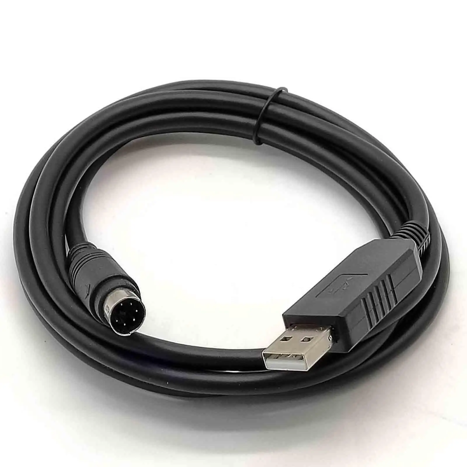 USB to RS232 Serial Adapter Cable Mini Din 6Pin Male 1.8M - Industrial Grade RS232 Converter for PC Laptop Printer Scanner