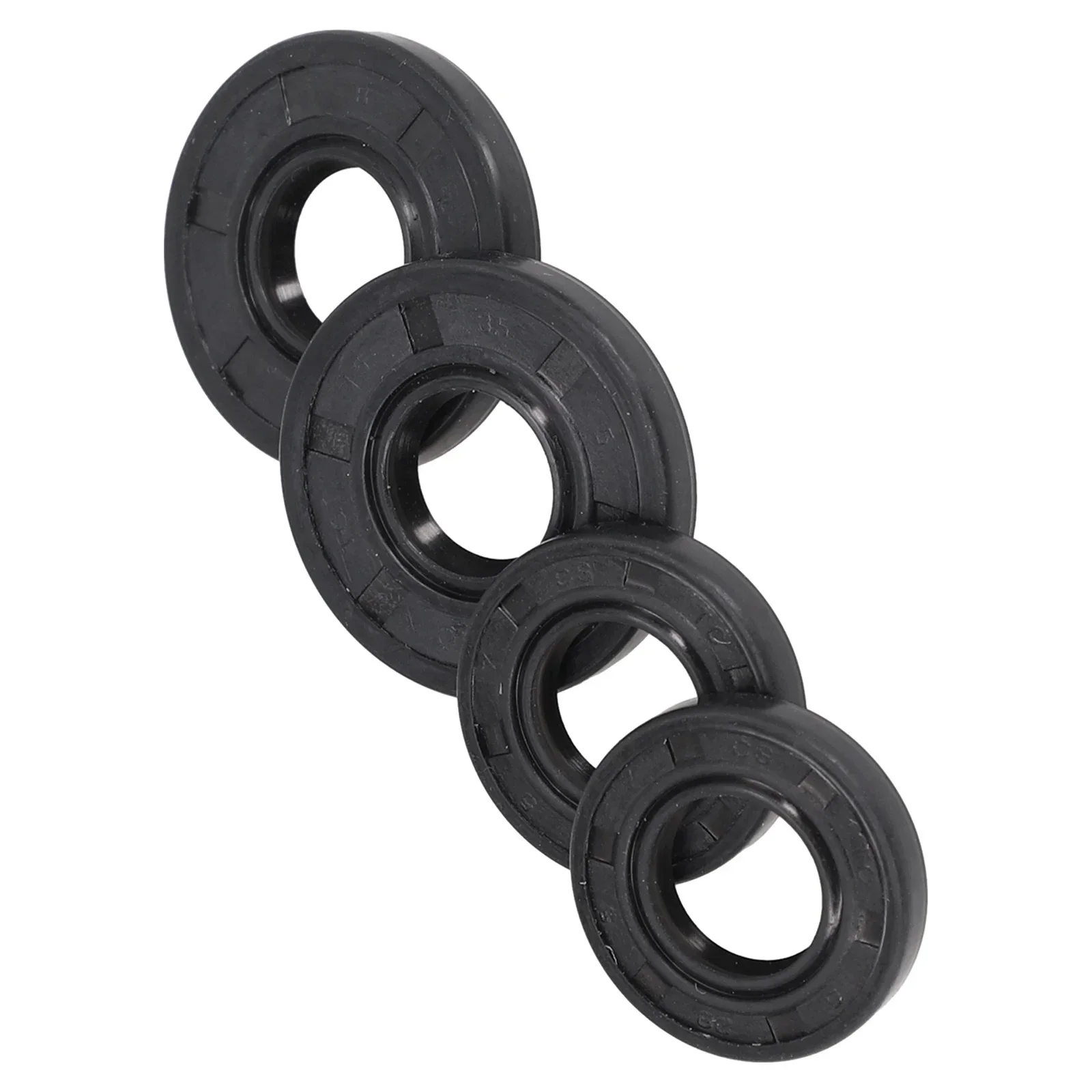 2 Sets Chainsaw Oil Seal Fuel Tank Vent Set For 4500 5200 5800 45cc 52cc 58cc Skeleton NBR Gasket Chain Saw Garden Accessories