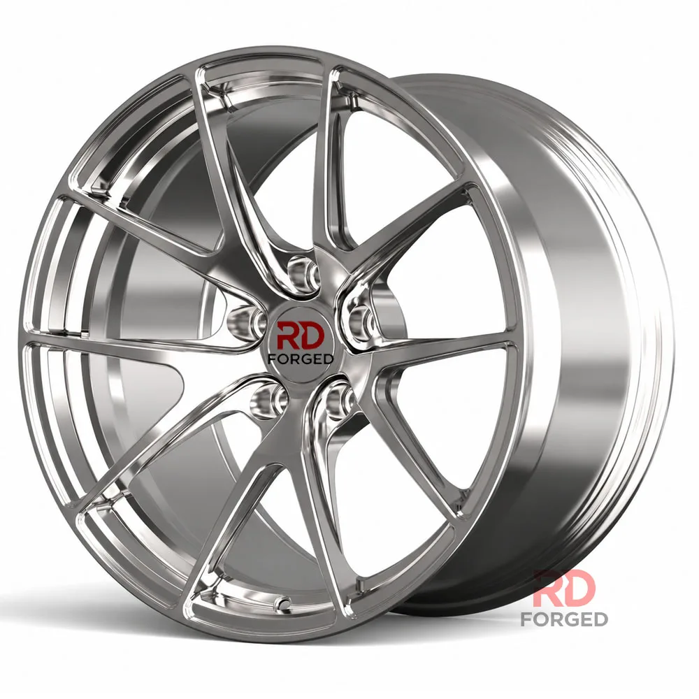 For Custom 5x120 5x114.3 5x112 18 19 20 21 22 Inch Passenger Car Wheel Rim Chrome Concave Forged Wheels Rims for BMW MK5 Tesla