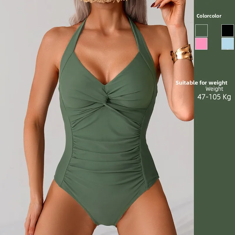 

Original European American Vacation Popular Swimsuit Women Plus Size Sexy One-piece Swimsuit