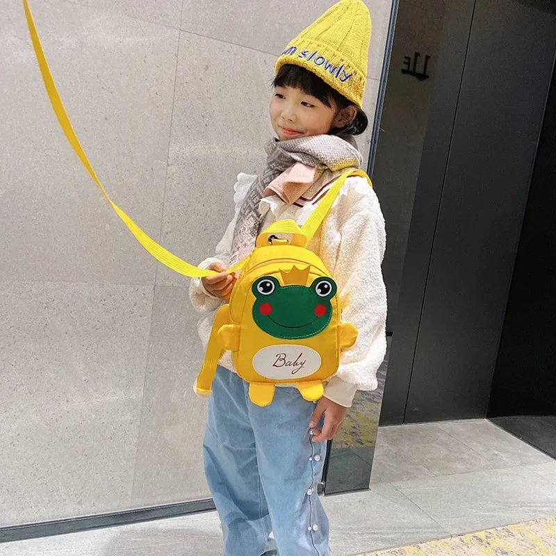 

Children Cute Frog Cartoon Kids Bags Kindergarten Baby Girls Boys Mini Backpack Baby Anti-lost Bag For Toddler Preschool Kids