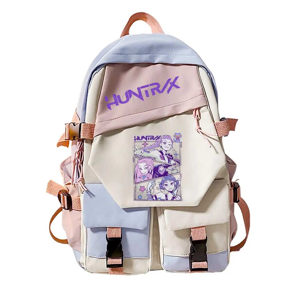 

Ежедневный модный школьный рюкзак Mochilas Kpop Demon Hunters для студентов, аниме, сумка для книг, повседневные школьные ранцы для подростков