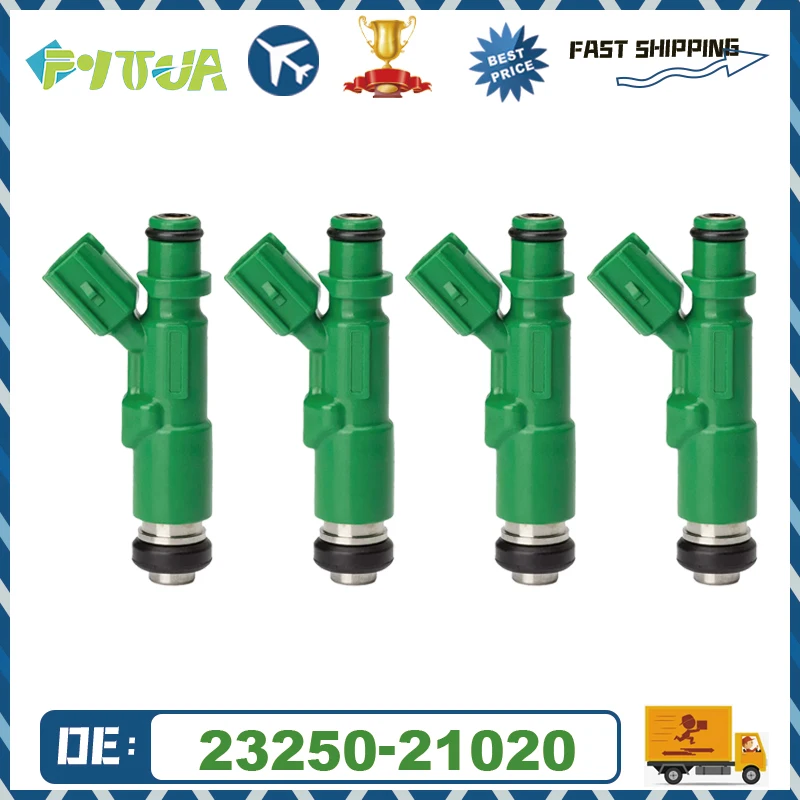 

4pcs Fuel injector 23250-21020 23209-21020 For Toyota Prius Echo Scion XA XB 1.5L-L4 2001-2009
