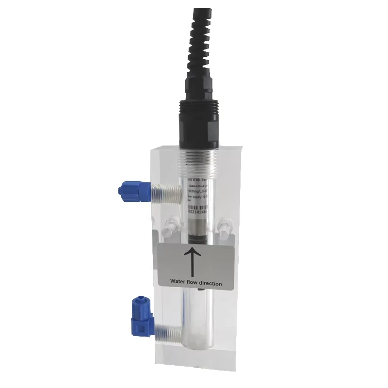 2026 Veinasa XS-WQRC-02 High Precision RS485 Output 4-20mA Online Electrode Polarographic Water Free Residual Chlorine Sensor