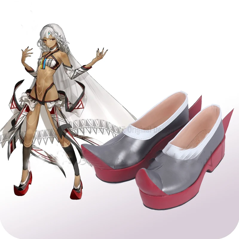 Fate Grand Order Fate Extella Saber Attila Cosplay Shoes Boots Anime Halloween Carnival Party Costume Accessories