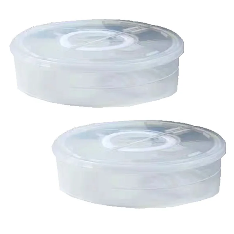 

ABHU Plastic Pie Box With Lid Fresh-Keeping Box Pie Box With Handle Pie Box Suitable For Transport
