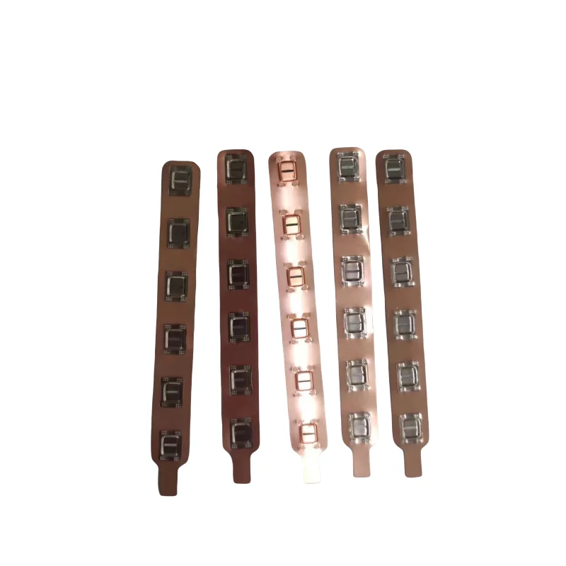 Global Sales Precision Stamping Metal Hardware Spot Welding Copper Foil Battery Pack 200A Red Copper Sheet