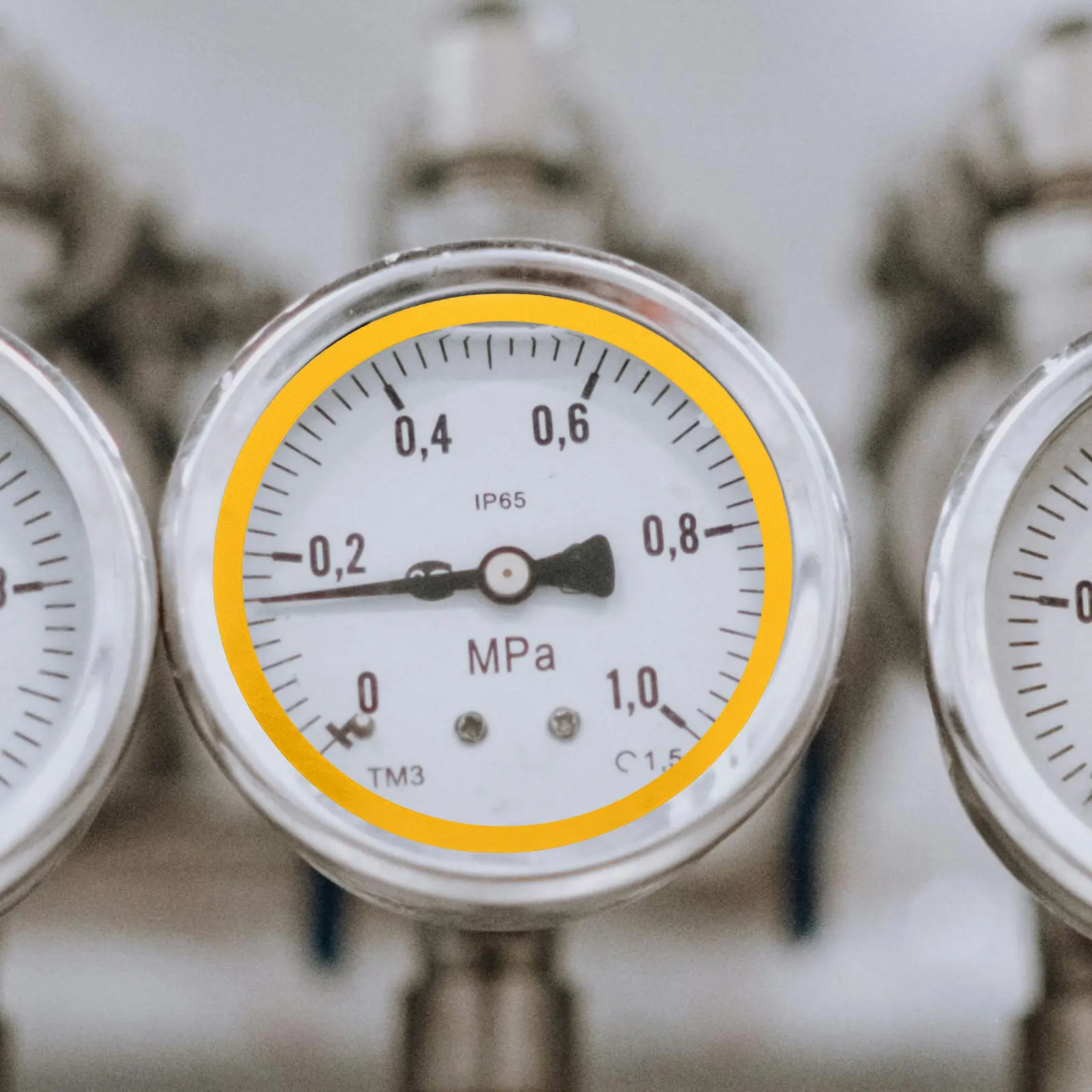 

5 Sheets Pressure Gauge Labels Vibrant Color Fast Adhesion Stickers for Equipment Monitoring Range Indication Waterproof Decals