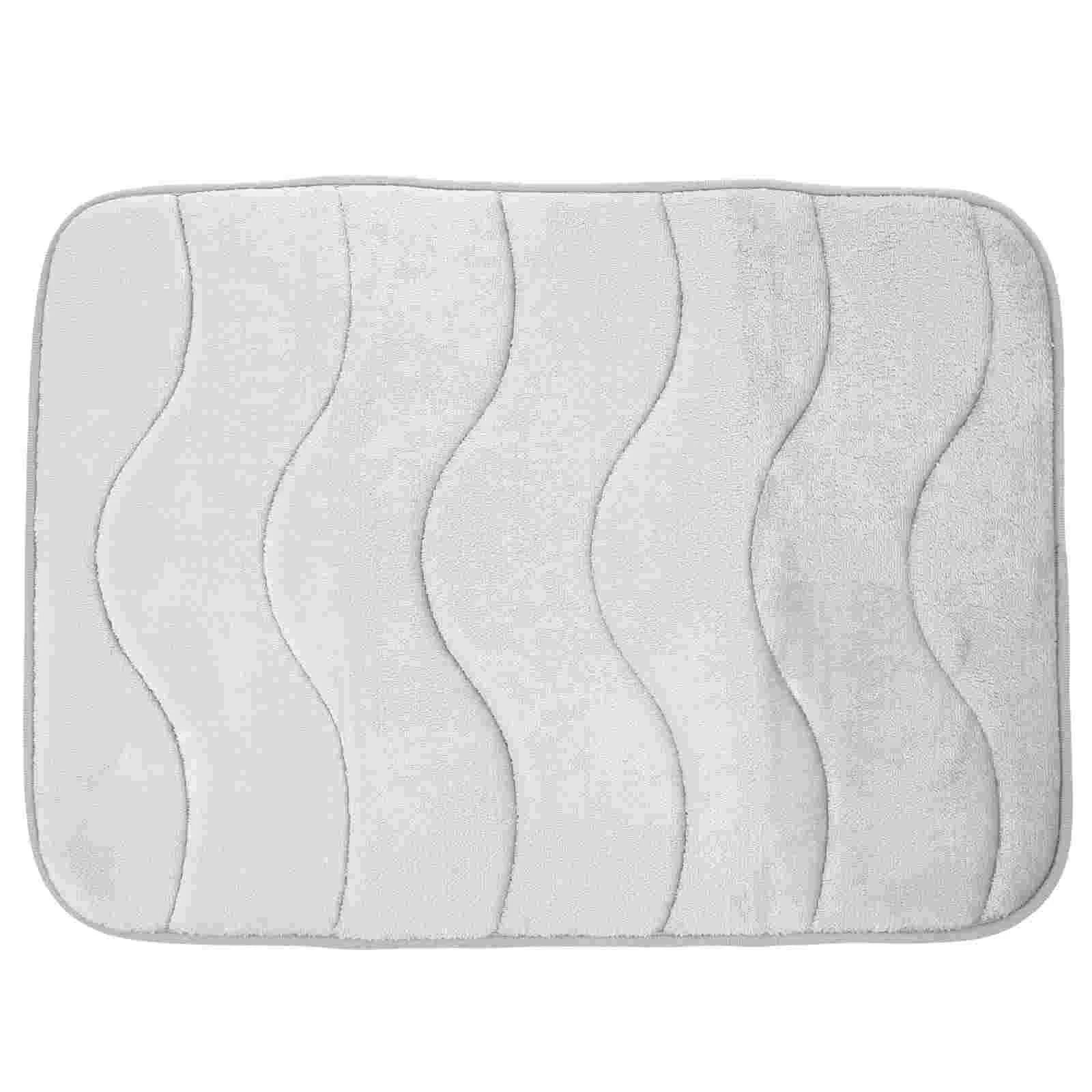 Memory Foam Floor Mat Gutter for Bathroom Small Water Absorption Absorbent Door Entrance Anti-fatigue