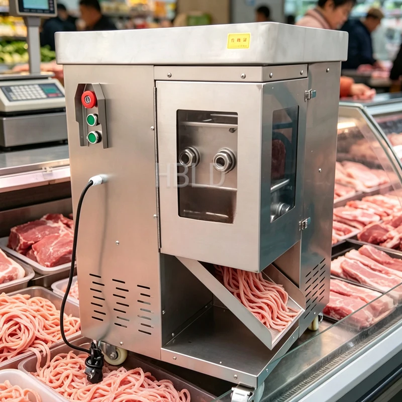 Multifunctional Electric Meat Cutter Stainless Steel Commercial Pork Chicken Shredder One-Time Molding Kitchen Appliance