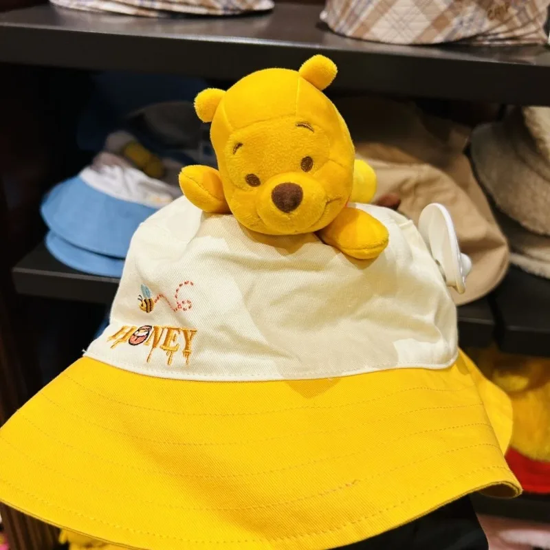 

Disney NEW Hat Donald Duck Winnie The Pooh Cute Cartoon Summer Sunshade Travel Take Pictures Commemorate Couple Gift