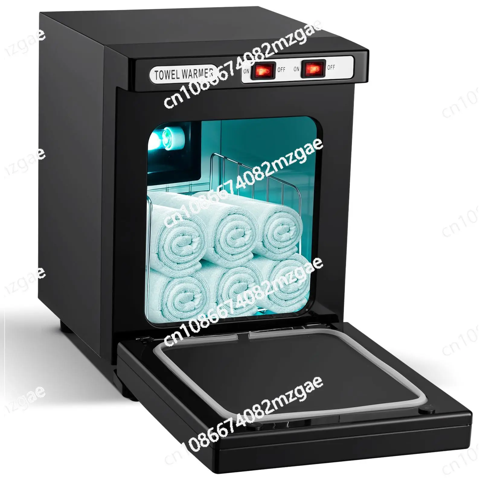 Barber shop towel disinfection cabinet beauty salon small electric towel heating disinfection cabinet