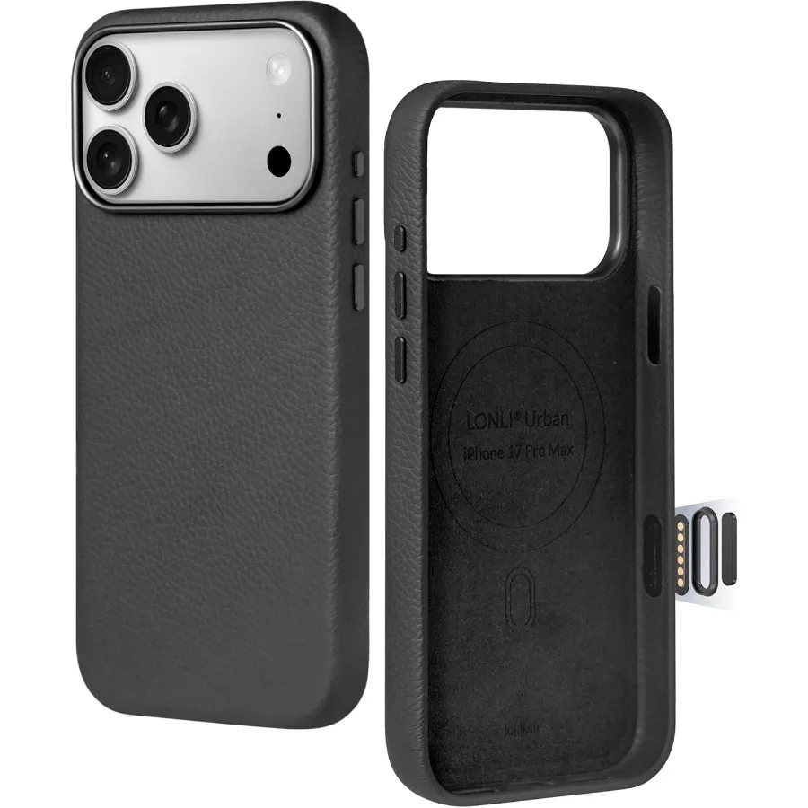 حافظة جلدية أصلية أوروبية لهاتف iPhone 17 Pro - مصممة للاستخدام الحضري اليومي مع تحكم مدمج في الكاميرا #1