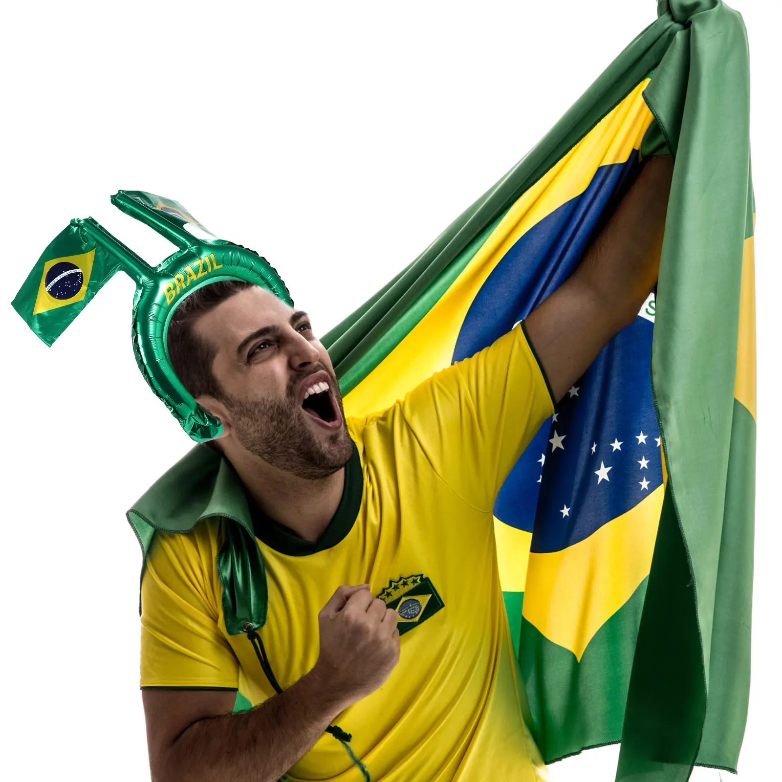 

20pcs Football Themed Headb s Aluminum Film Sports Competition Party Favors Cheer Hair Accessories