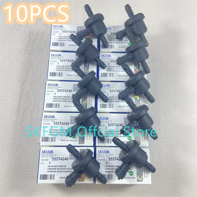 10PCS Vacuum Valve Solenoid 55574240 55353802 0280142430 For Chevrolet Cruze Aveo Trax Orlando Opel Astra Corsa Insignia Vectra