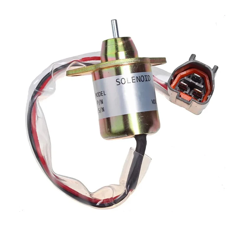 Engine Parts 129612-77940 1503ES-24S5SUC12S SA-4614-T 24V Fuel Stop Solenoid for 4TNV98 Fuel Shutoff Solenoid Diesel Engine