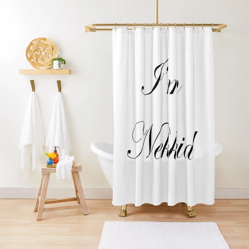 

I'm Nekkid cheeky Shower Curtain Anti-Mold Waterproof Shower For The Bathroom Modern Accessory Bathrooms Cover Curtain