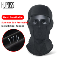 KUPOSS New Balaclava For Motorcycle Summer Full Face Mask Ice Silk Sun Protection Highly Elastic Breathable Helmet Liner Outdoor