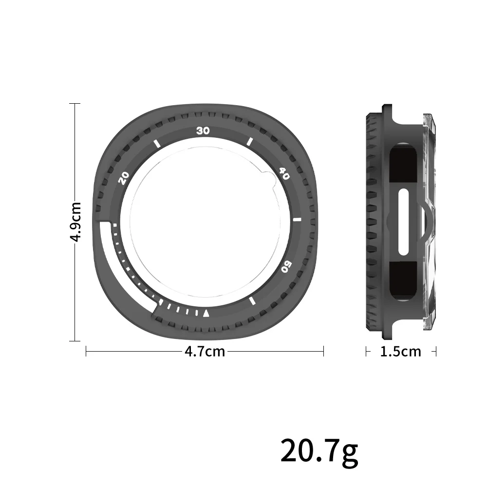

Metal All-around Cover For Galaxy Watch 8 Classic 46mm Protective Case Bumper Shell for galaxy watch 8 Classic Accessories