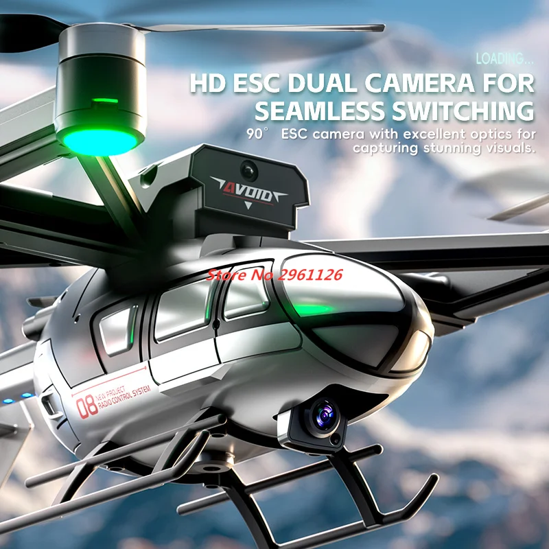 

Simulation Airbus Brushless Remote Control Helicopter Dual Camera RC Drone Quadcopter Obstacle Avoidance WIFI FPV Helicopter