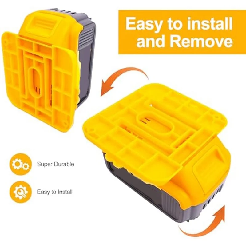 

N11R 12Pack Battery Holder For 20V Battery Mounts Dock Holder Fit For DCB200 DCB201 DCB202 DCB203 DCB204 W/24 Screws
