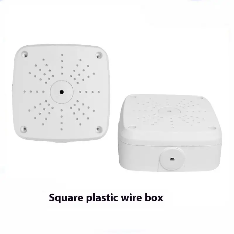 1 Piece Square Cable Concealments Box Plastic Waterproof Junction Box Heavy Duty For CCTV Camera Cable Management