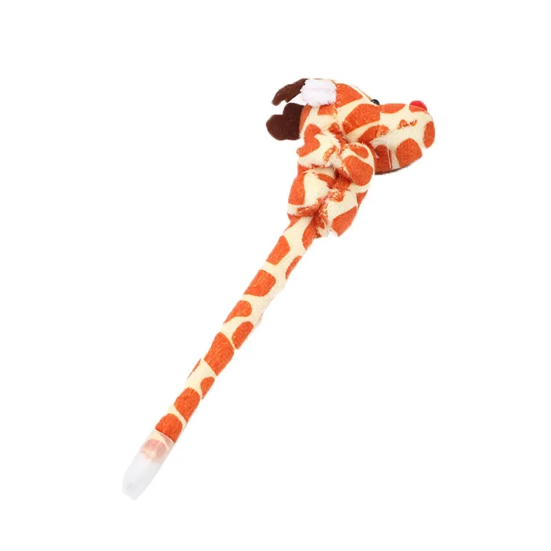 

12PCS Multi Style Plush Three-dimensional Animal Ballpoint Pen Creative Writing Tool Office Supplies Stationery