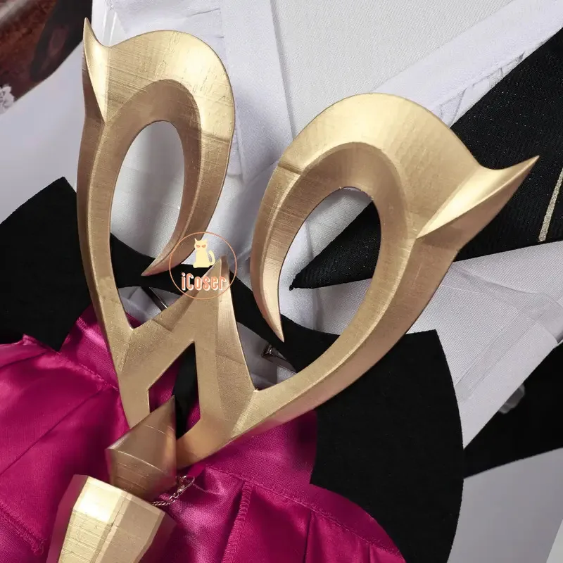 أزياء ICoser Genshin Impact Escoffier التأثيرية فستان شعر مستعار قبعة Ousia Fontaine التميز بطعم جيد لحفلات الهالوين للنساء