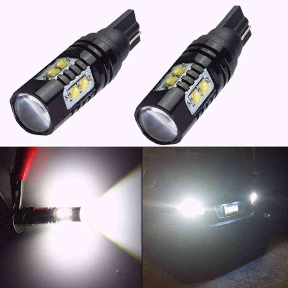 

2x T10 LED Canbus No error 12V 6000K Car CREE LED Bulb Clearance Wedge Side Turn Singal Light License Plate Lamp Super Bright