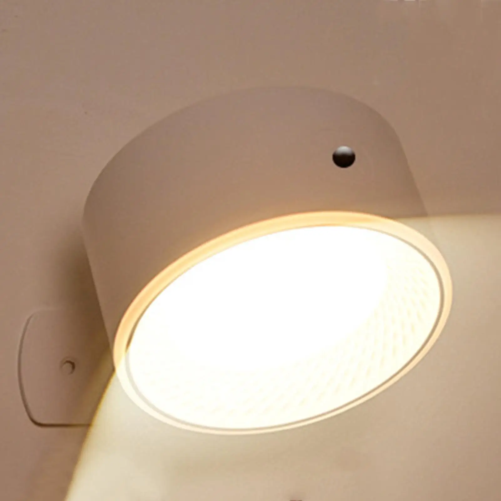 Wall Sconce Wall Mount Lighting Sconce Rechargeable 360-Degree Rotating Illumination Modern Ornament for Nursing Art Display